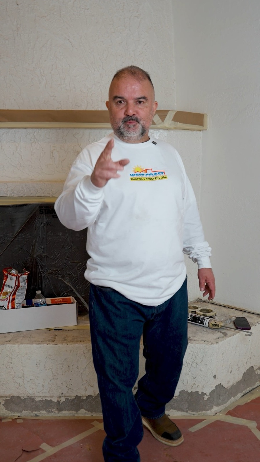 West Coast Painting and Construction painters on a job