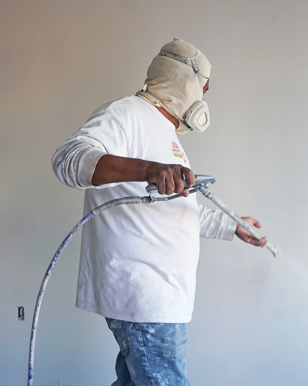 Interior painting between repaints in Gilbert, AZ